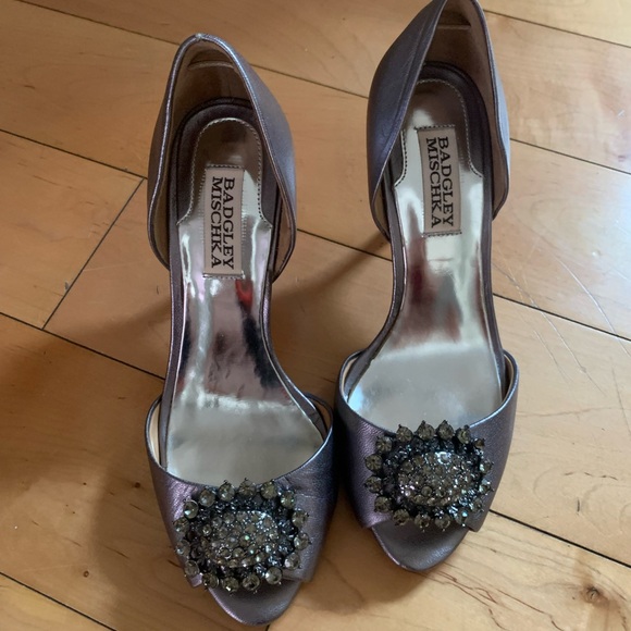 Badgley Mischka Lacie Embellished Heels